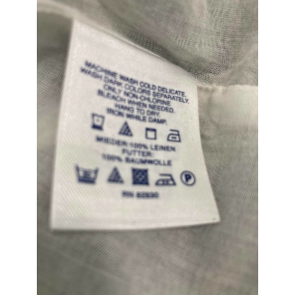 Lands' End Women's Black & White Floral  Sleeveless Dress, Size 10 - Picture 11 of 11